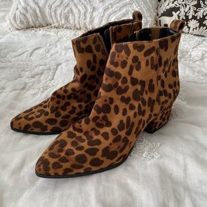 Cheetah booties